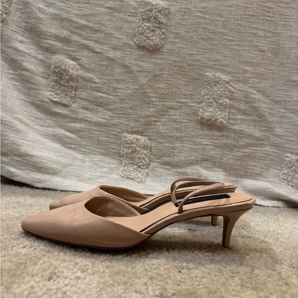 Steve Madden Blush Slingback Kitten Heels